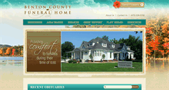 Desktop Screenshot of bentoncountyfuneralhome.com